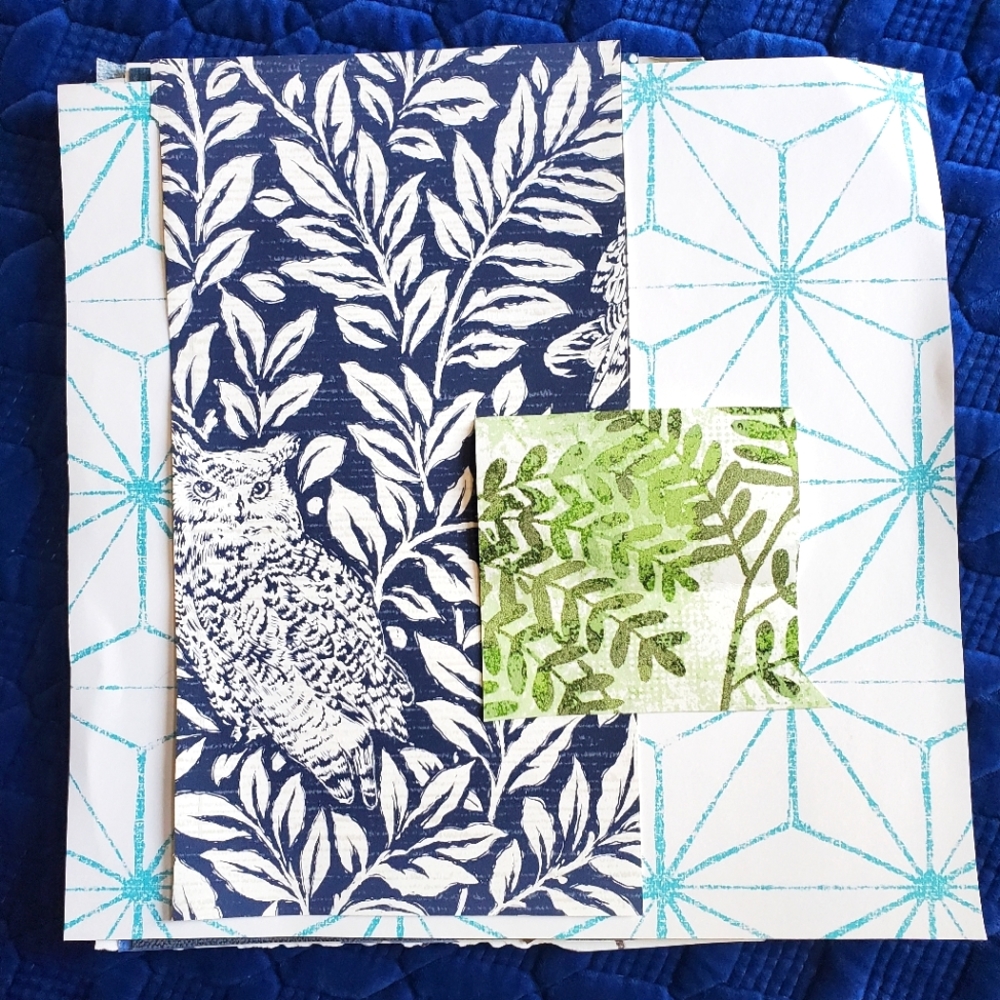 🙏 HAND CRAFTED wallpaper remnants for arts and crafts